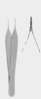 Мікро пінцет АДСОН (ADSON) з насічками, 15,0 см (cm)
